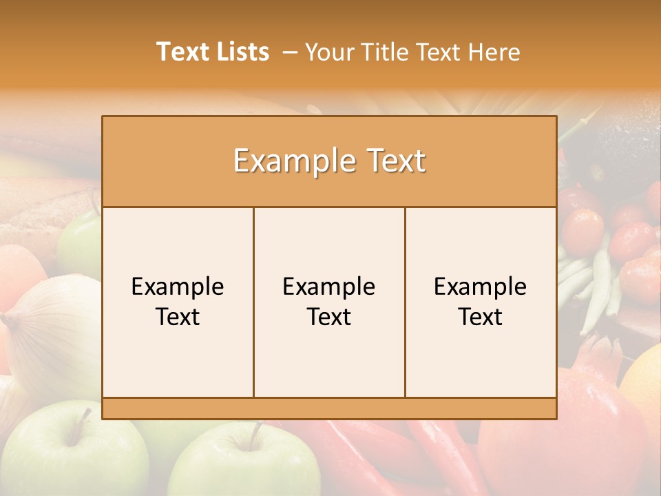 Vegetable Potato Tomato PowerPoint Template