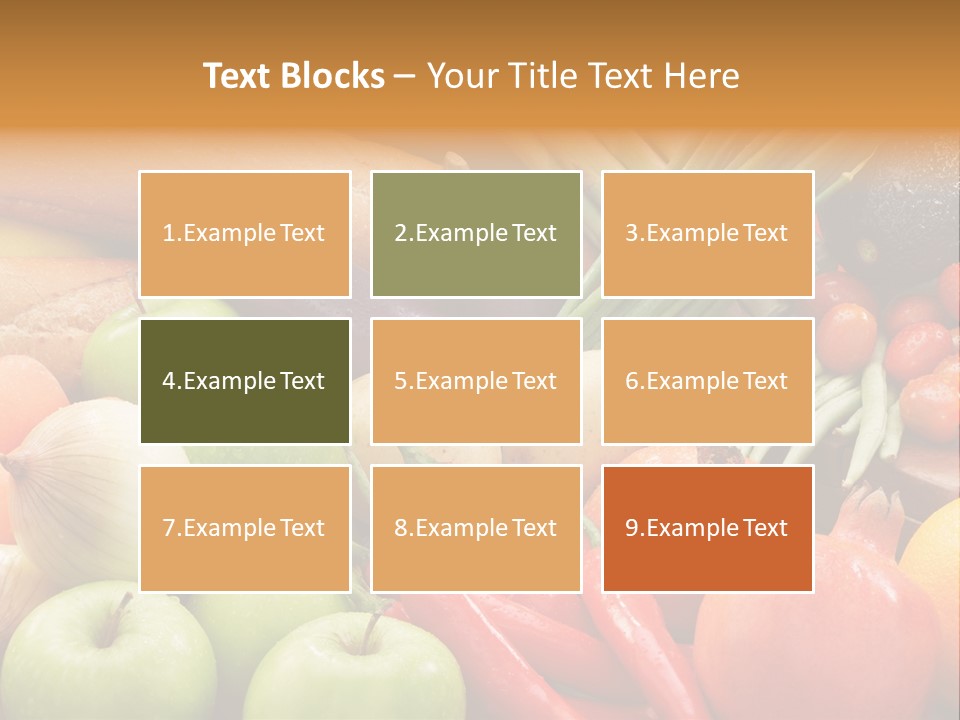 Vegetable Potato Tomato PowerPoint Template