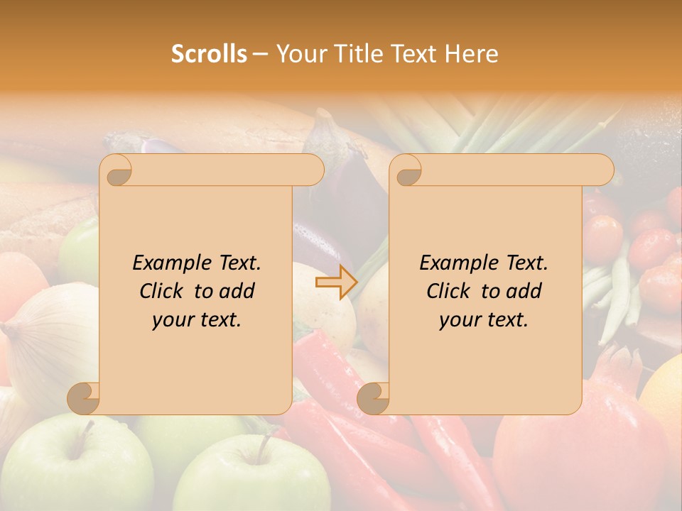 Vegetable Potato Tomato PowerPoint Template