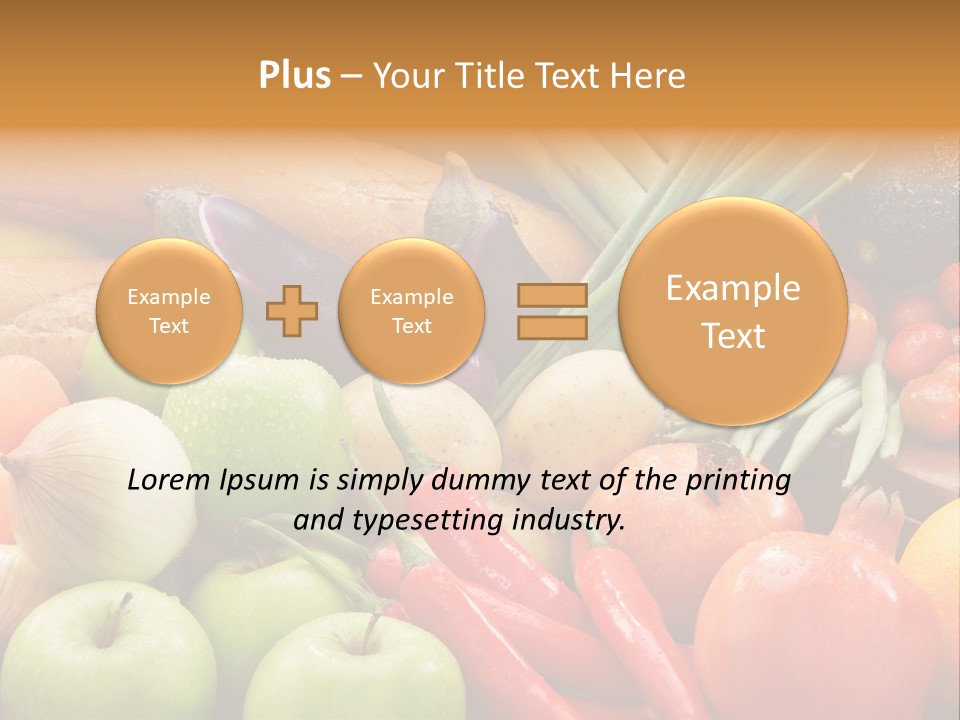 Vegetable Potato Tomato PowerPoint Template
