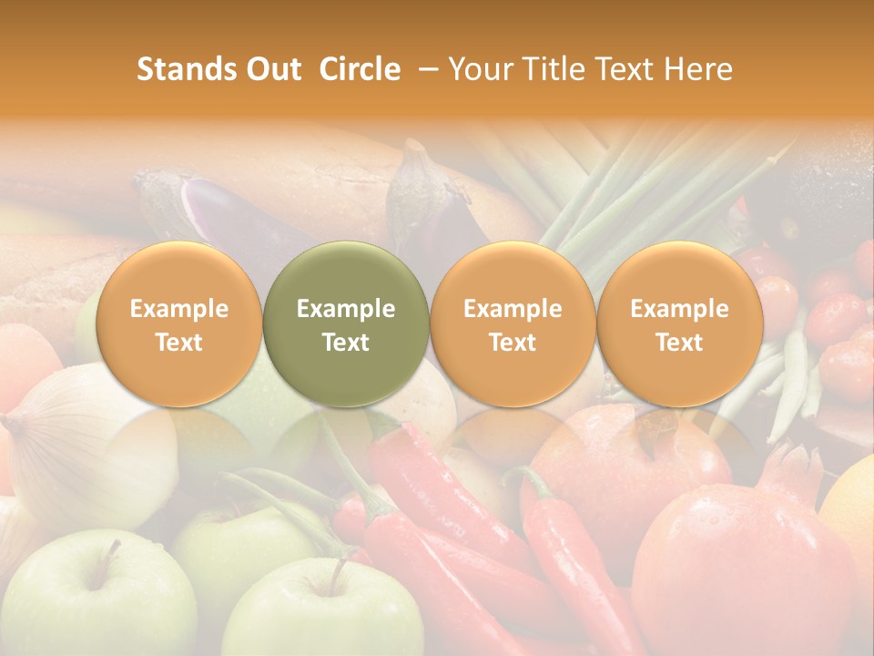 Vegetable Potato Tomato PowerPoint Template