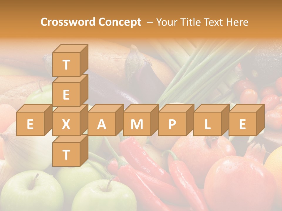 Vegetable Potato Tomato PowerPoint Template