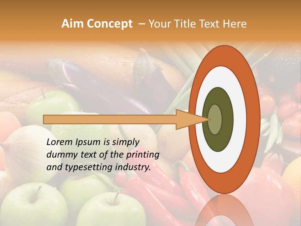 Vegetable Potato Tomato PowerPoint Template