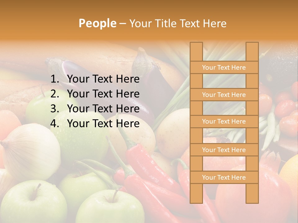 Vegetable Potato Tomato PowerPoint Template