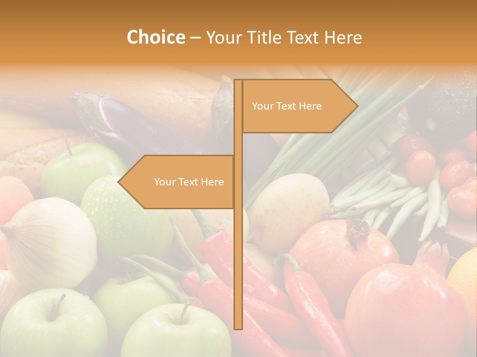 Vegetable Potato Tomato PowerPoint Template