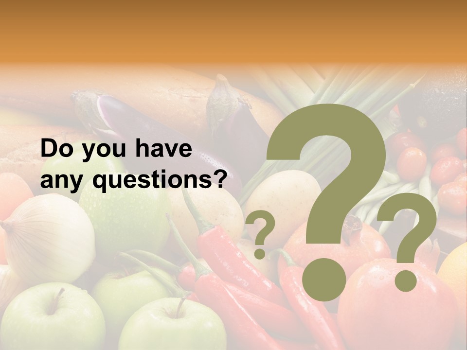 Vegetable Potato Tomato PowerPoint Template