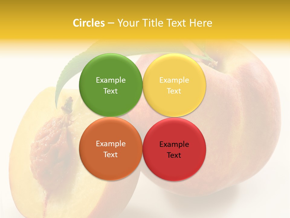 Group Dessert Vegetarian PowerPoint Template