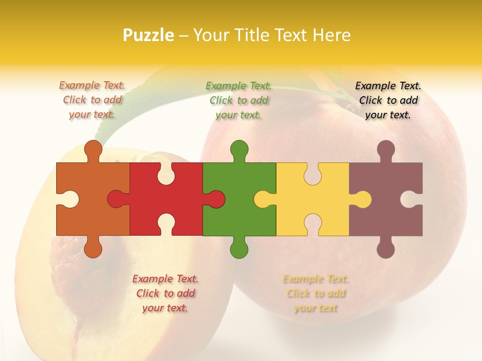 Group Dessert Vegetarian PowerPoint Template