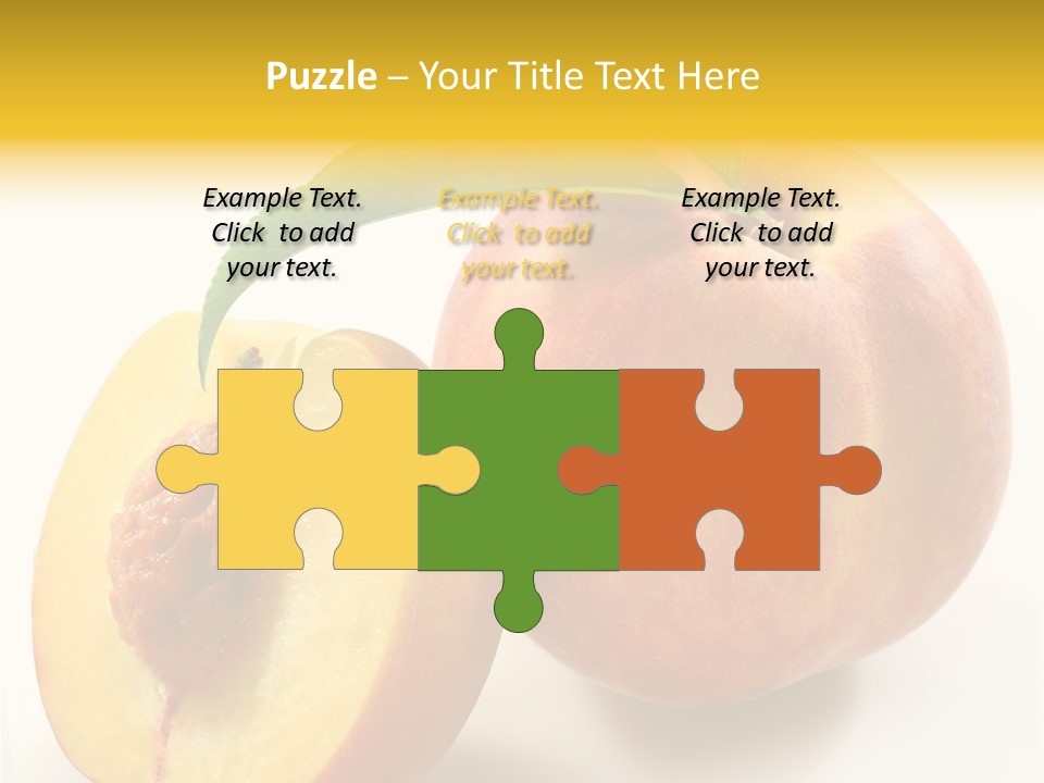 Group Dessert Vegetarian PowerPoint Template