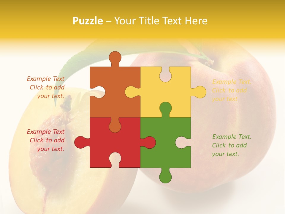 Group Dessert Vegetarian PowerPoint Template