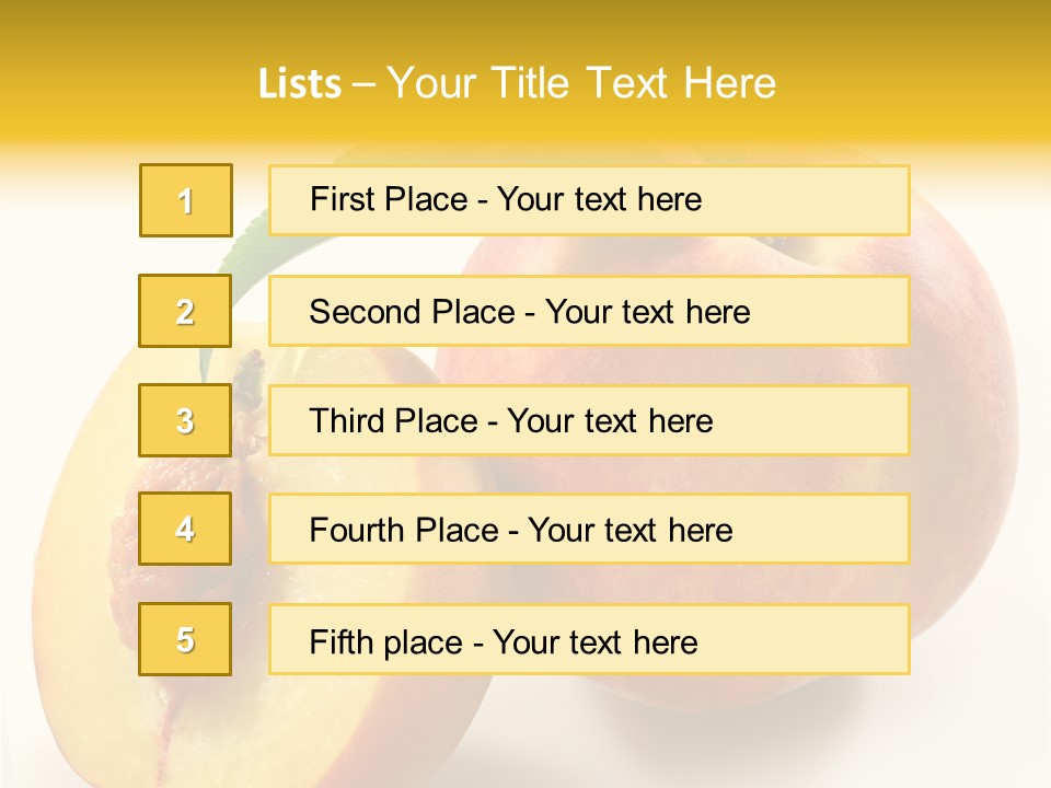 Group Dessert Vegetarian PowerPoint Template