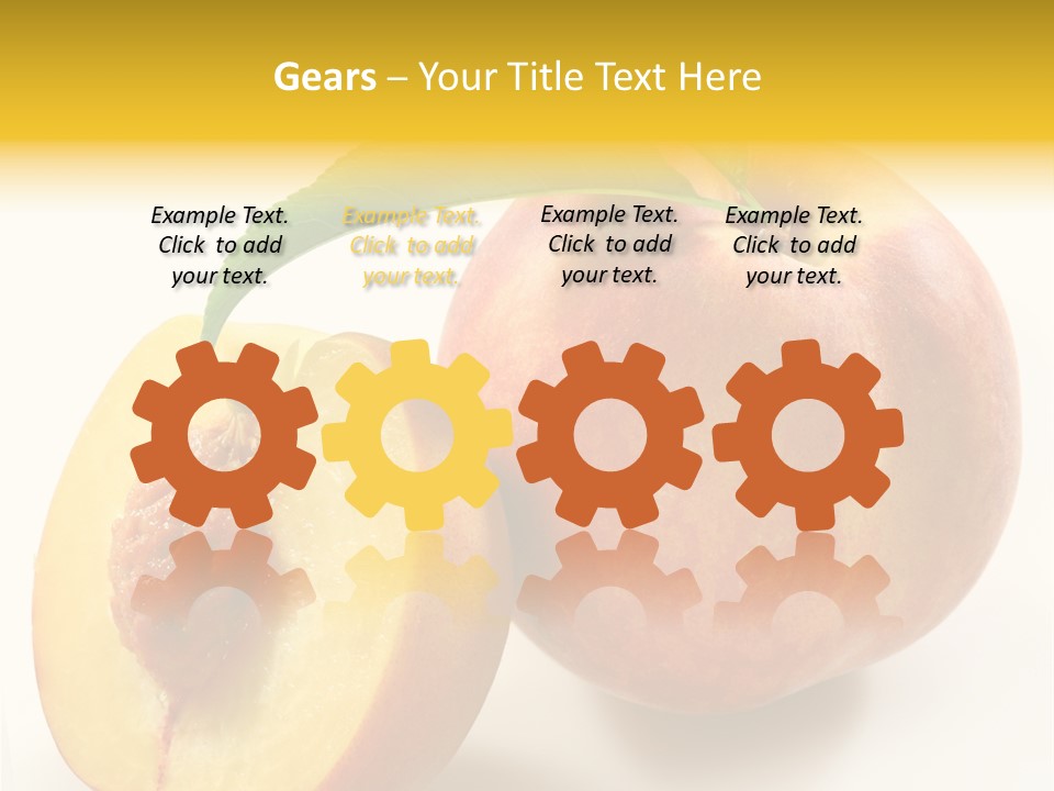 Group Dessert Vegetarian PowerPoint Template