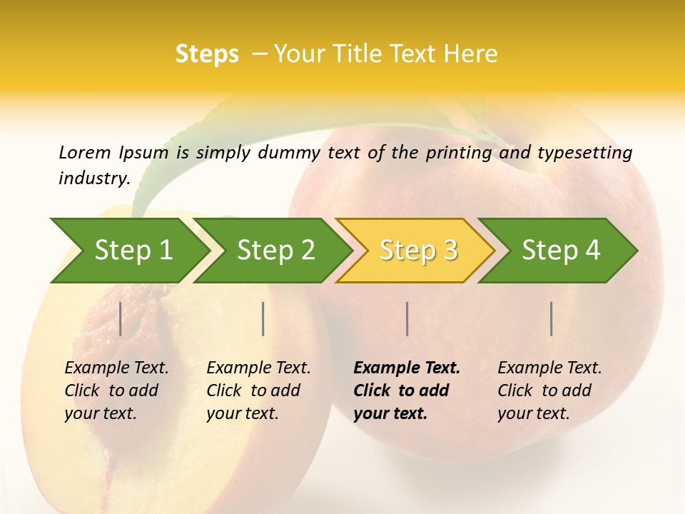 Group Dessert Vegetarian PowerPoint Template