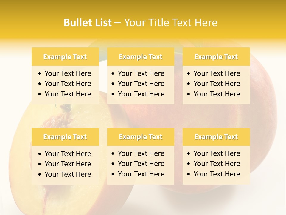Group Dessert Vegetarian PowerPoint Template