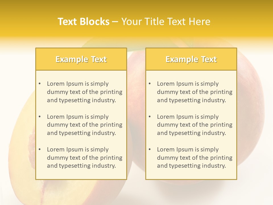 Group Dessert Vegetarian PowerPoint Template