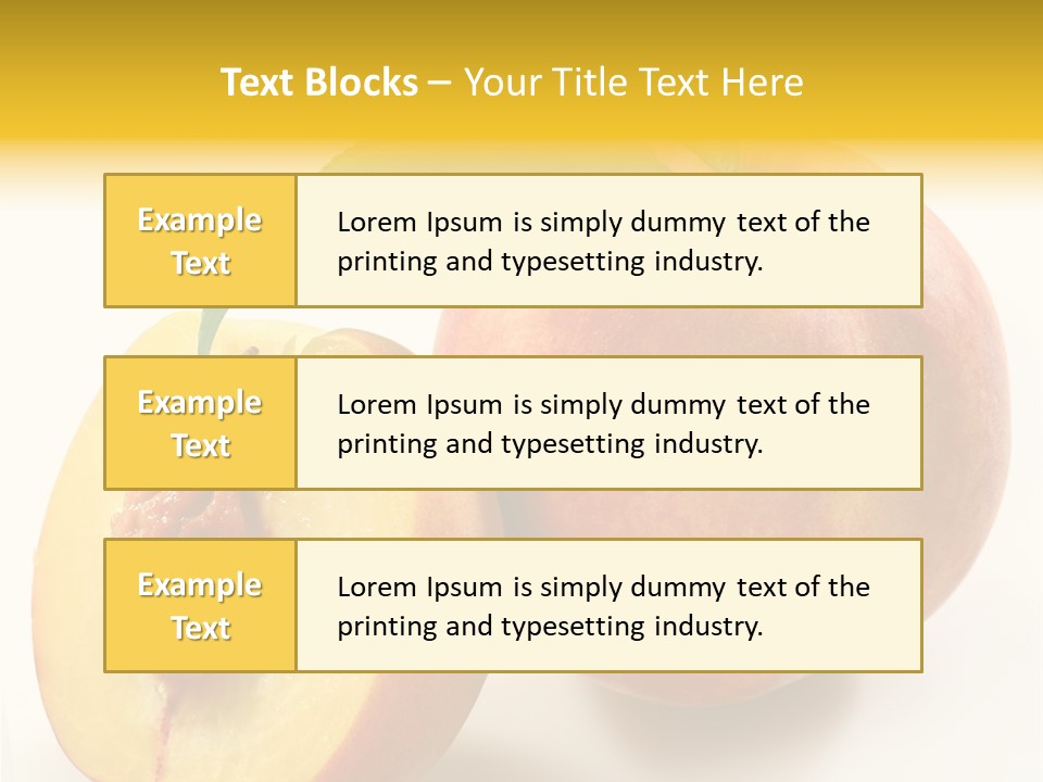 Group Dessert Vegetarian PowerPoint Template