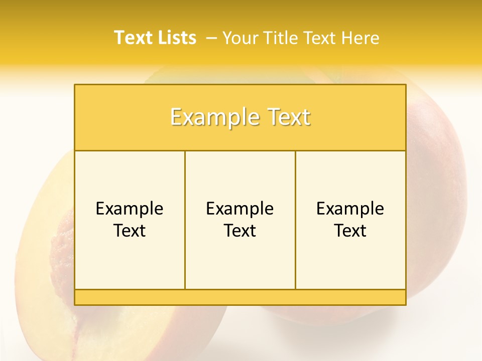 Group Dessert Vegetarian PowerPoint Template