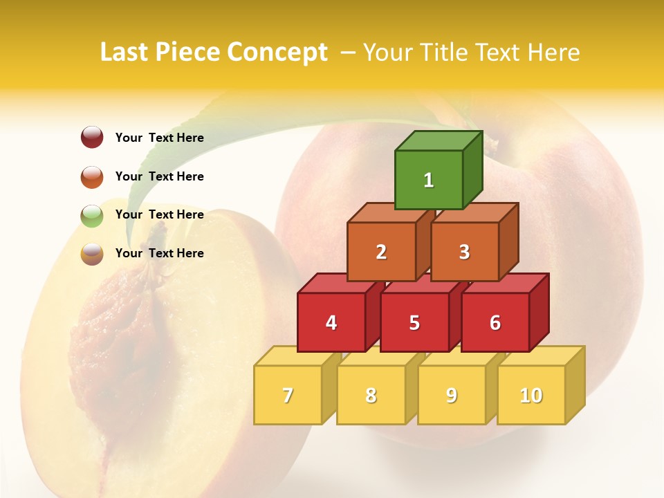 Group Dessert Vegetarian PowerPoint Template