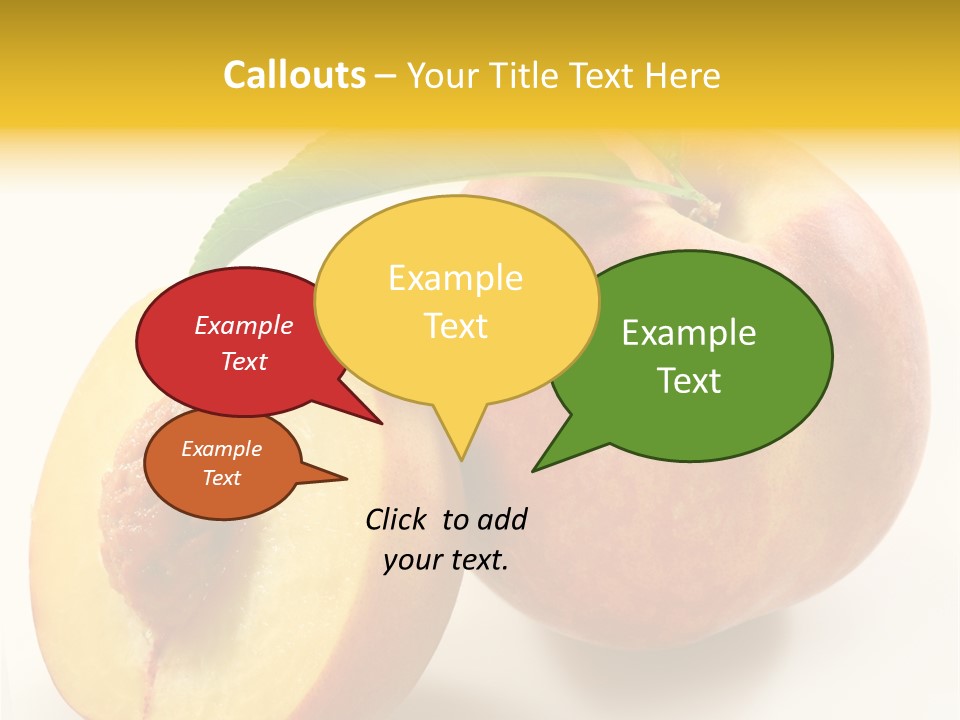 Group Dessert Vegetarian PowerPoint Template