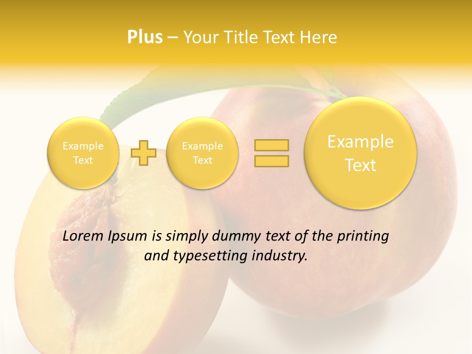 Group Dessert Vegetarian PowerPoint Template