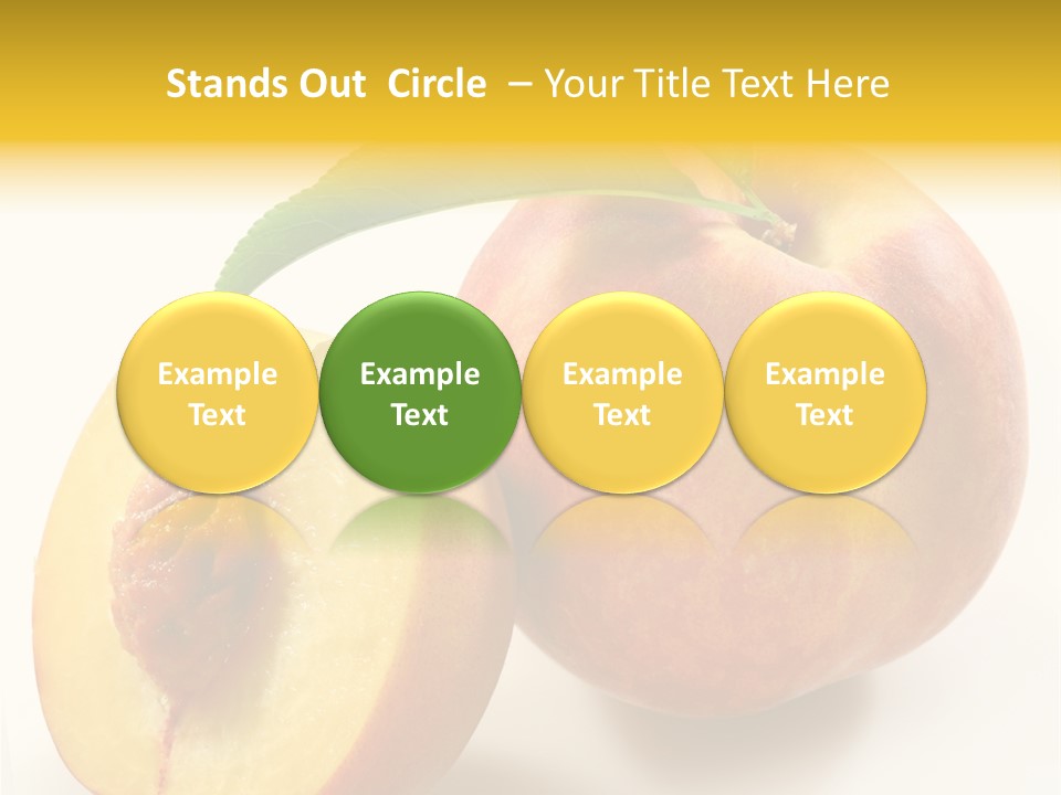 Group Dessert Vegetarian PowerPoint Template