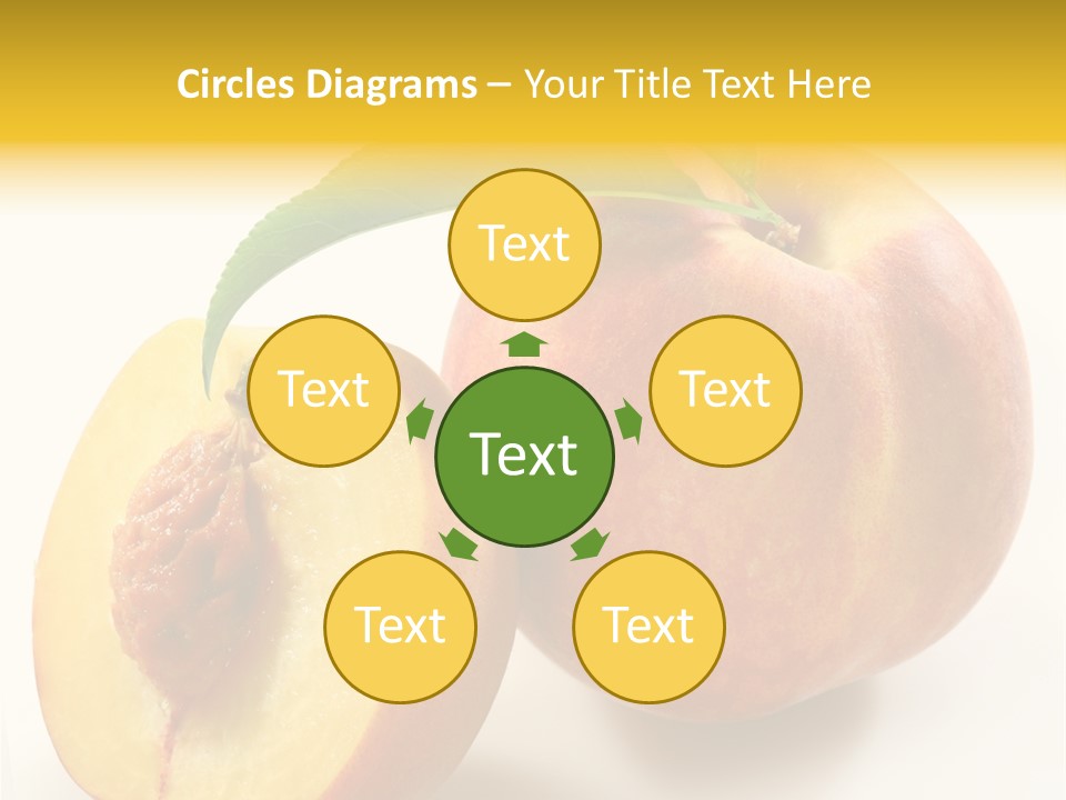 Group Dessert Vegetarian PowerPoint Template