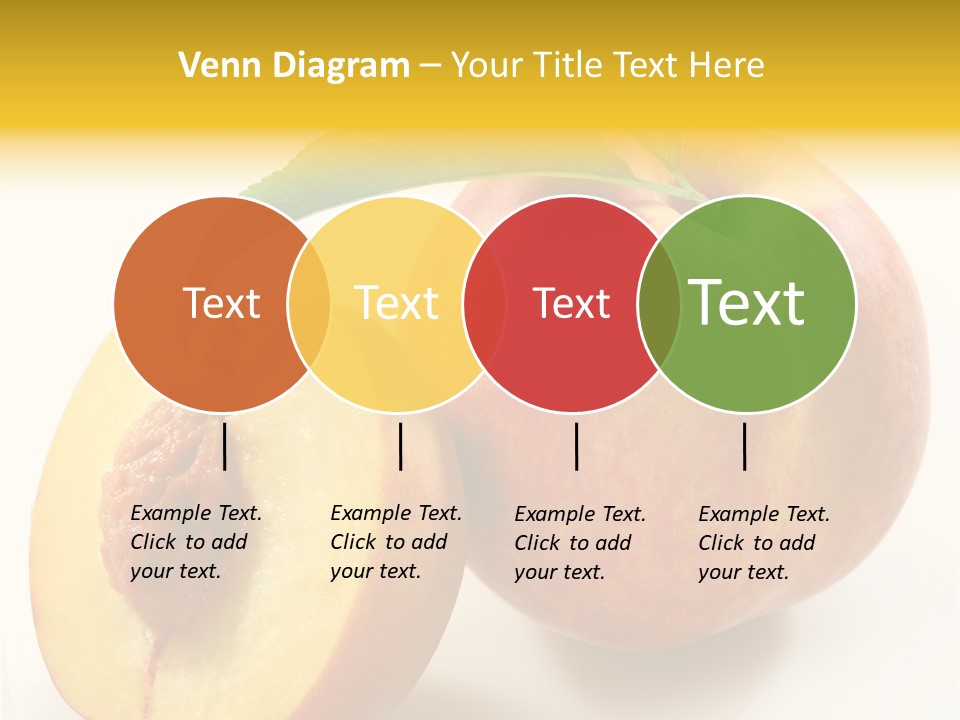 Group Dessert Vegetarian PowerPoint Template