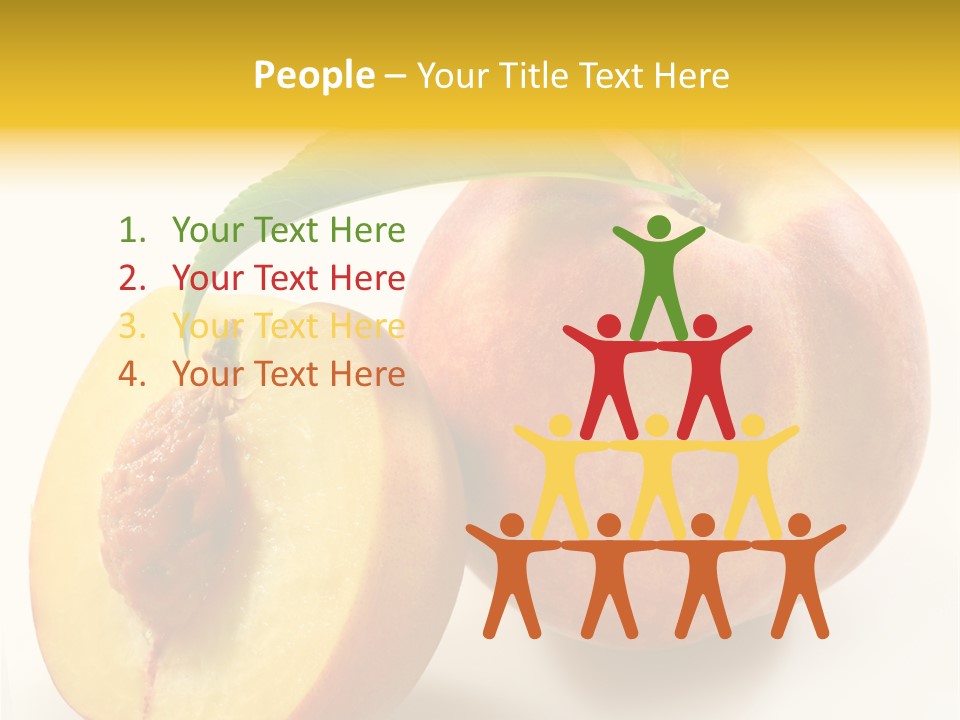 Group Dessert Vegetarian PowerPoint Template