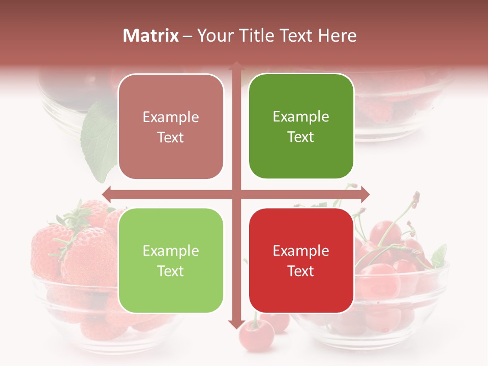 Group Berry Isolated PowerPoint Template