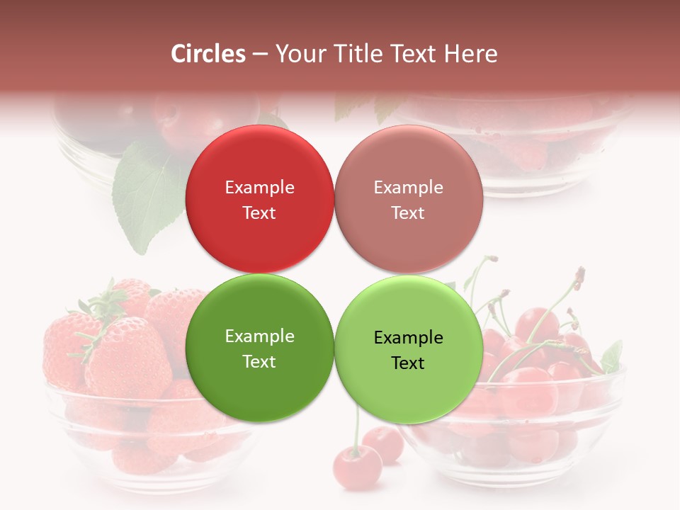 Group Berry Isolated PowerPoint Template