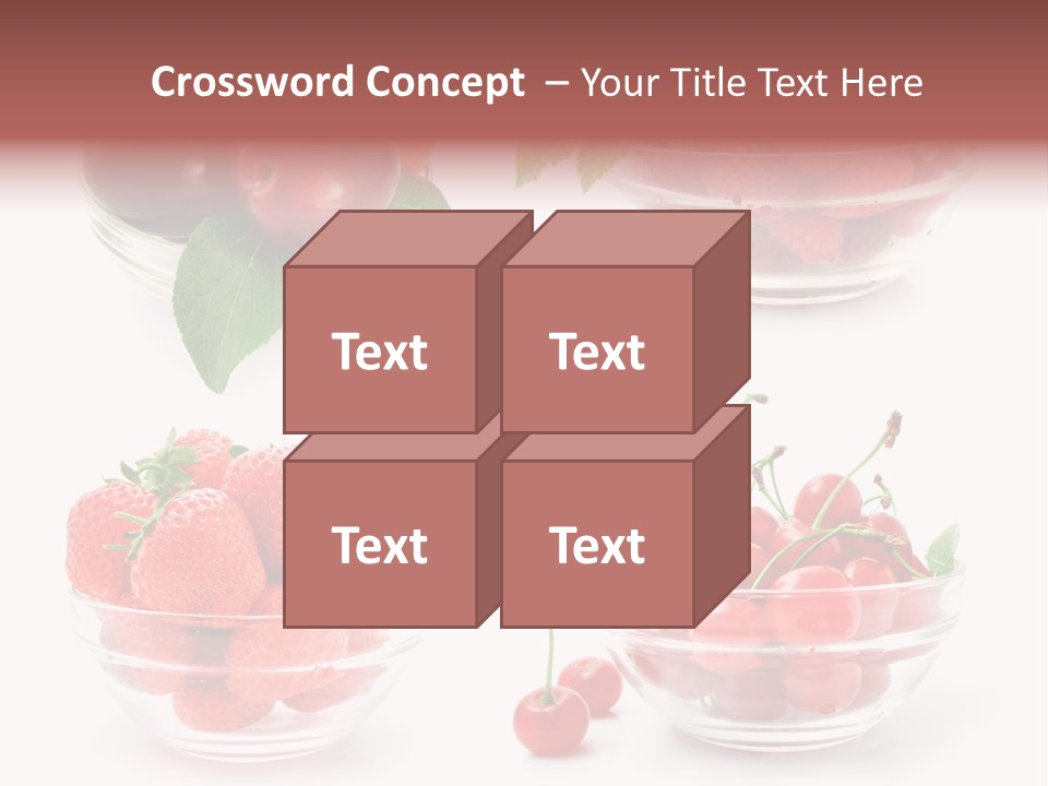 Group Berry Isolated PowerPoint Template