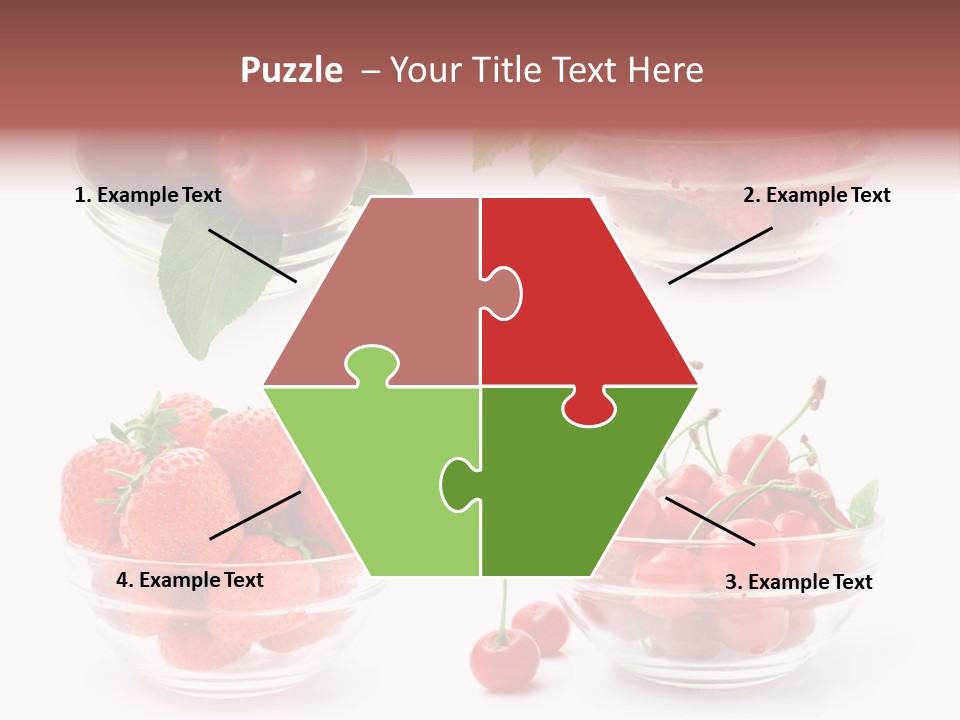Group Berry Isolated PowerPoint Template