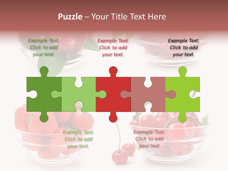 Group Berry Isolated PowerPoint Template