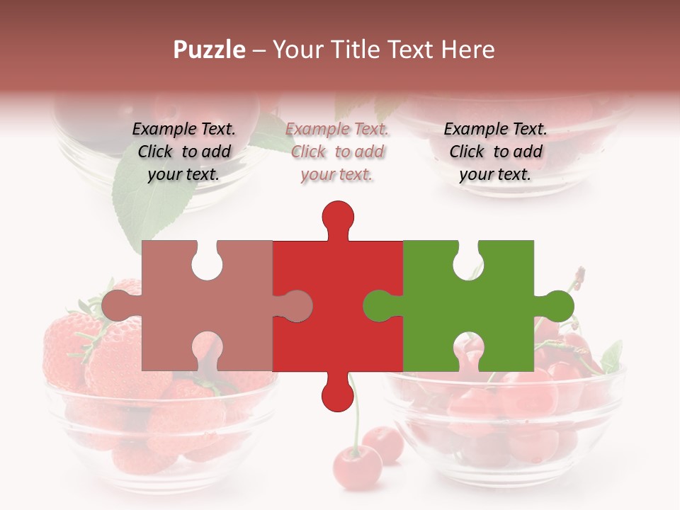 Group Berry Isolated PowerPoint Template
