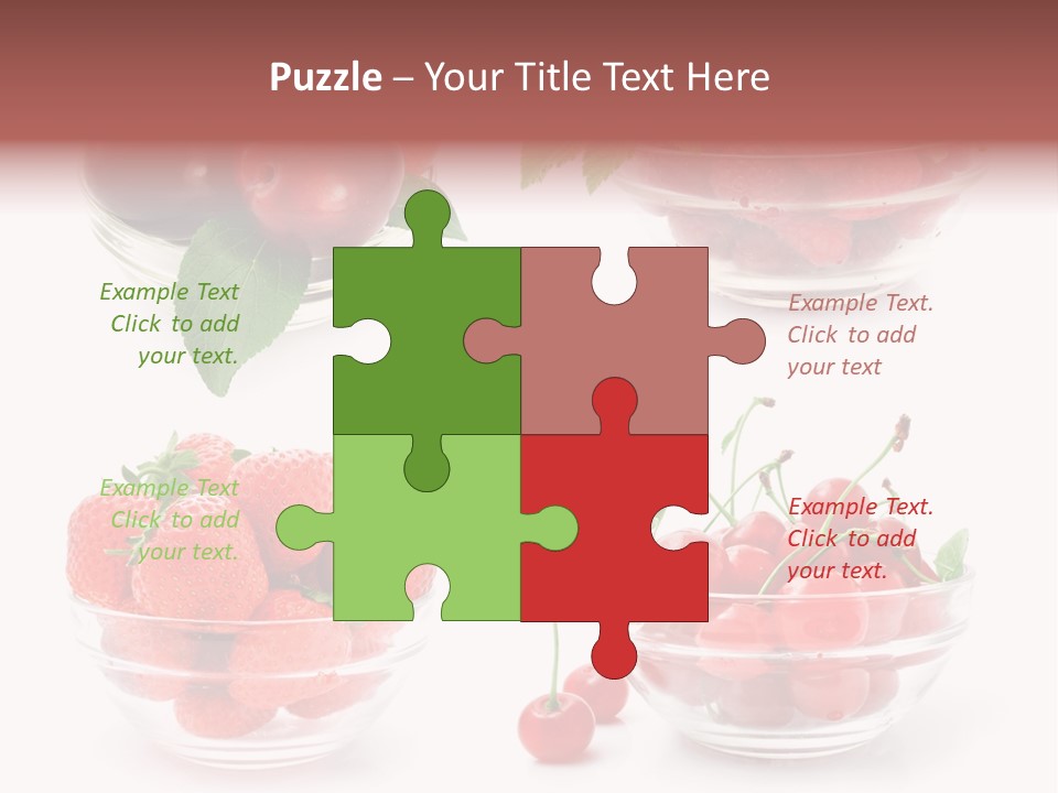 Group Berry Isolated PowerPoint Template