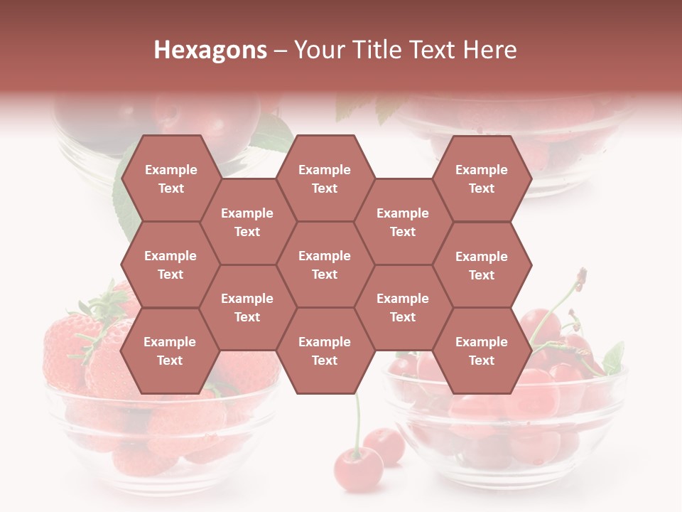 Group Berry Isolated PowerPoint Template