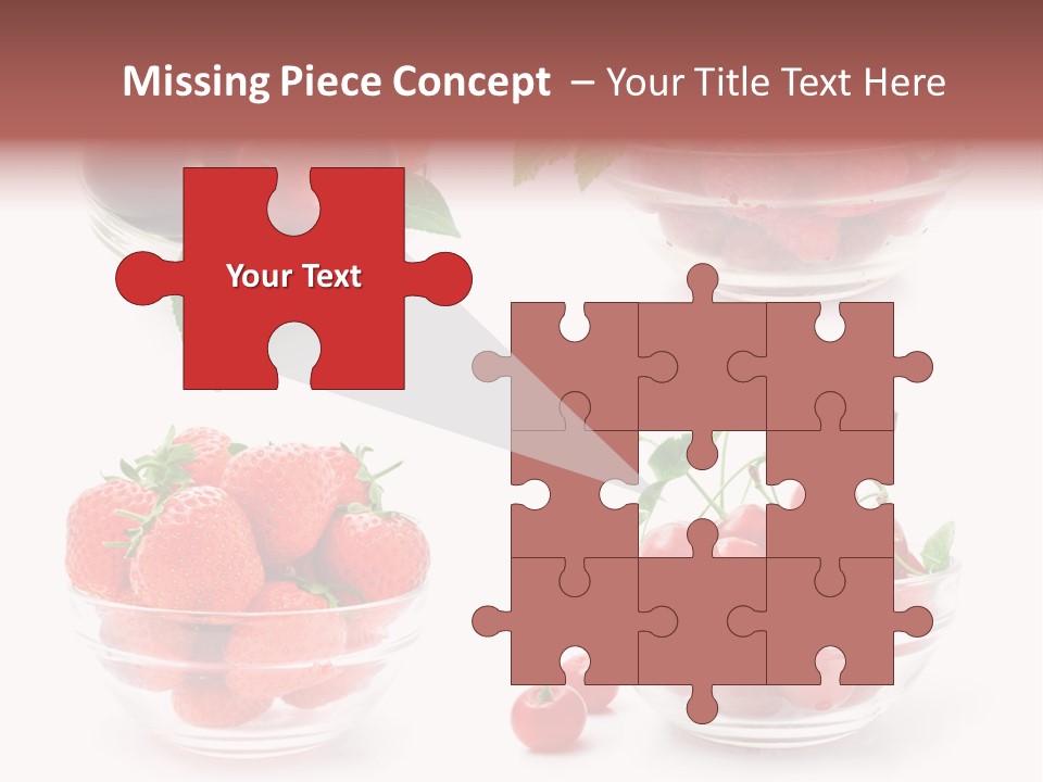 Group Berry Isolated PowerPoint Template