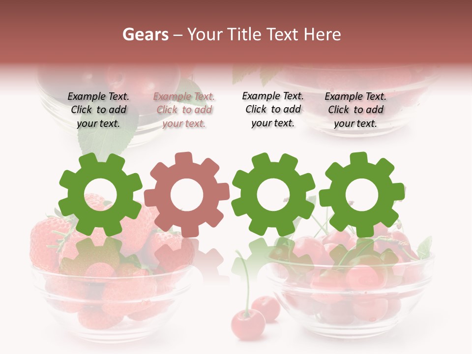 Group Berry Isolated PowerPoint Template