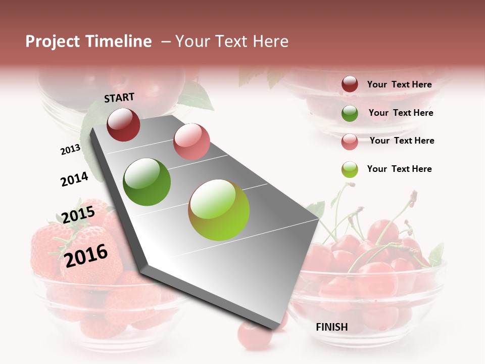 Group Berry Isolated PowerPoint Template
