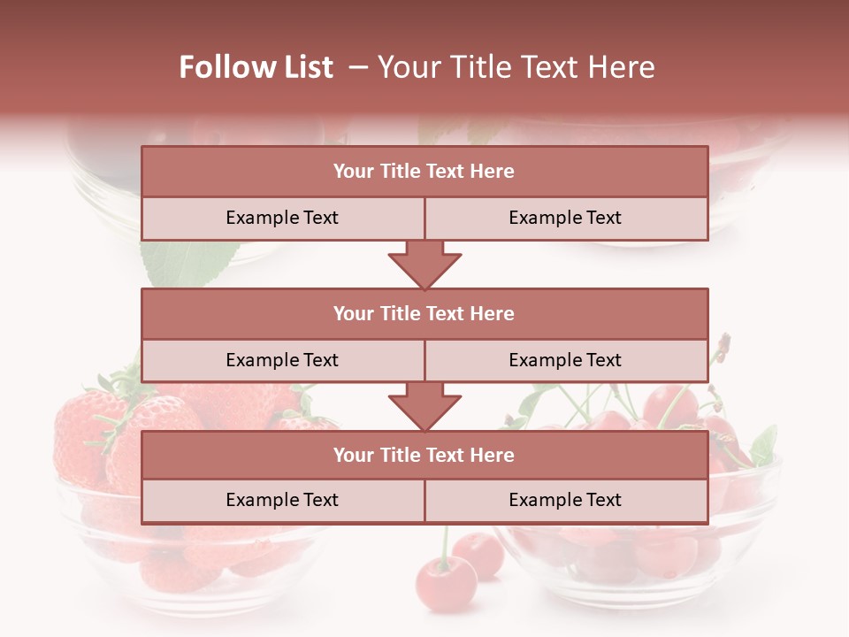 Group Berry Isolated PowerPoint Template