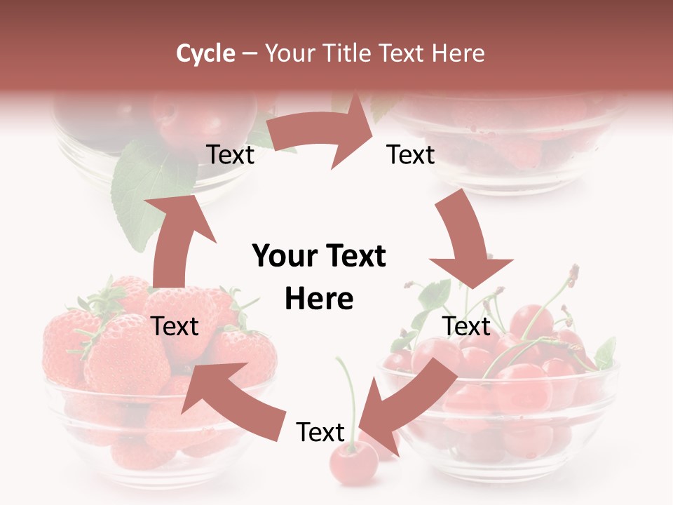 Group Berry Isolated PowerPoint Template