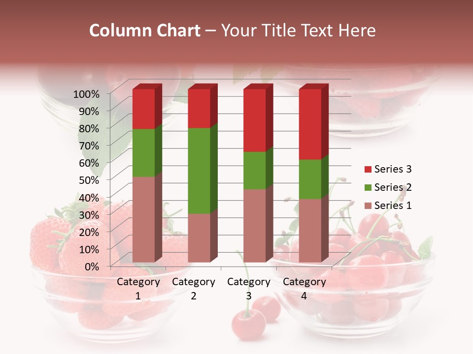 Group Berry Isolated PowerPoint Template