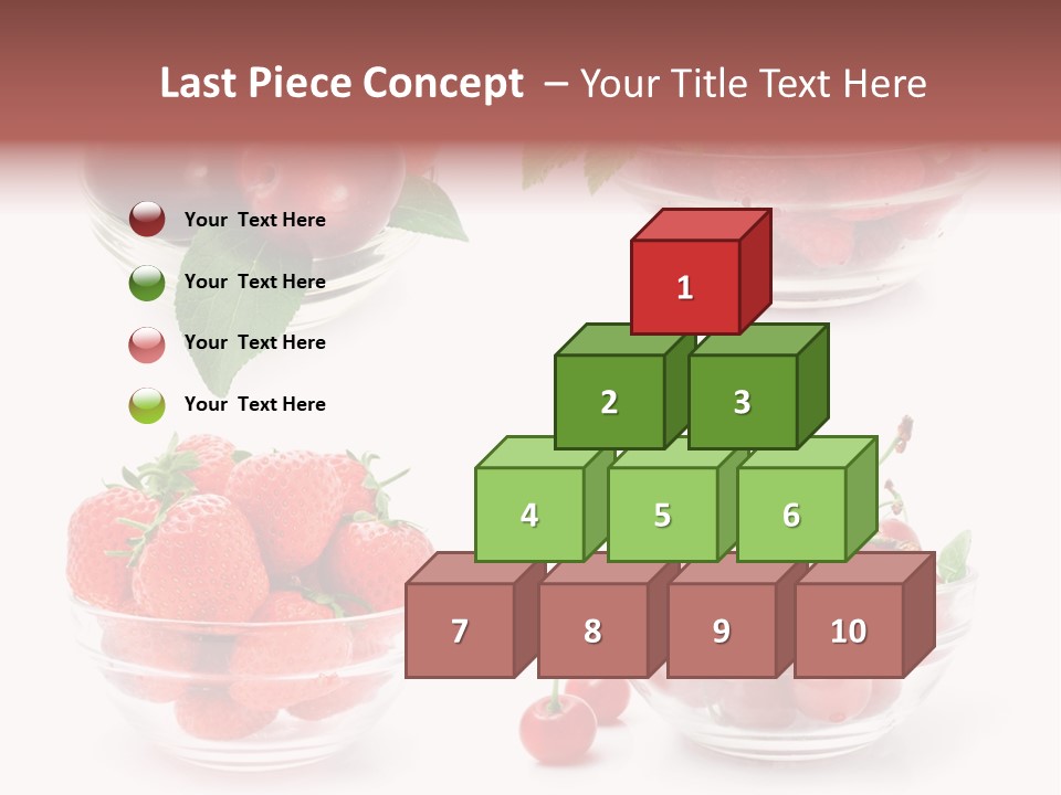 Group Berry Isolated PowerPoint Template