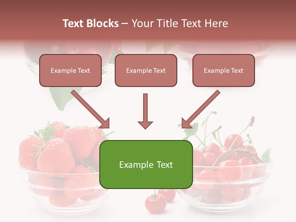 Group Berry Isolated PowerPoint Template