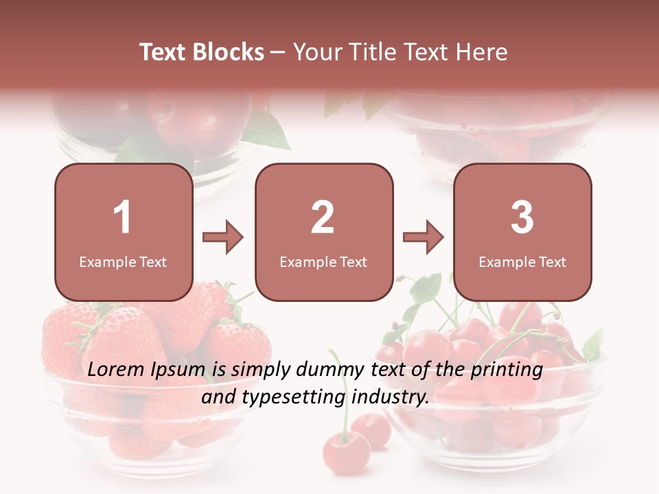 Group Berry Isolated PowerPoint Template