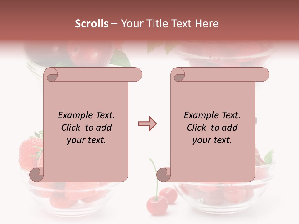 Group Berry Isolated PowerPoint Template