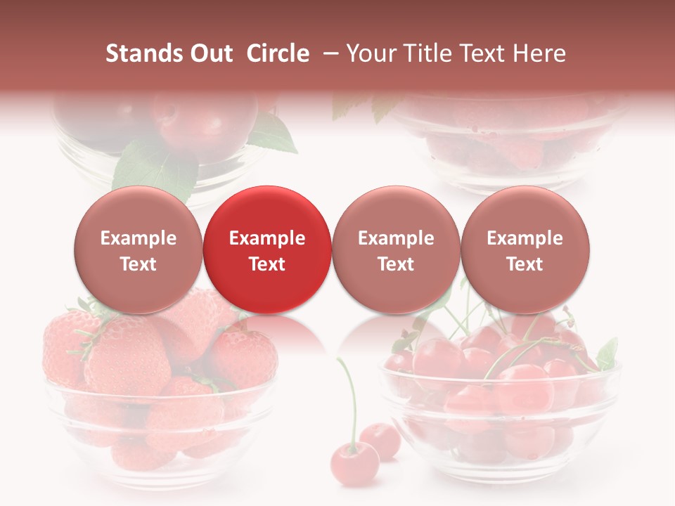 Group Berry Isolated PowerPoint Template