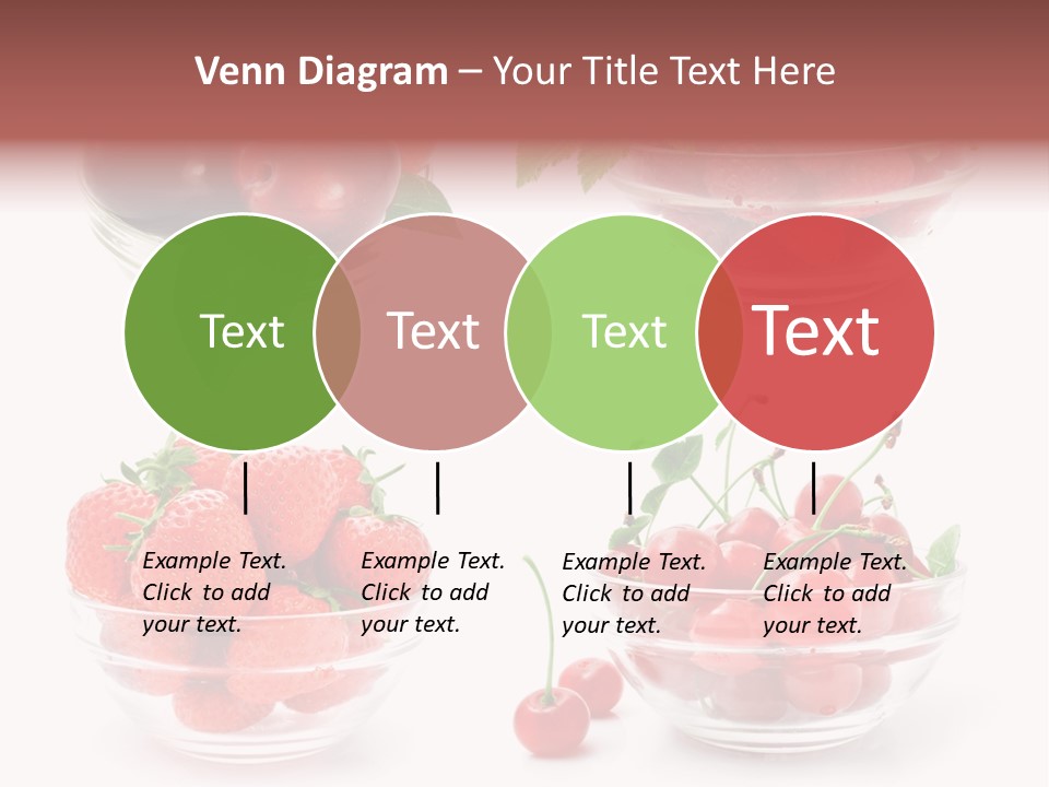 Group Berry Isolated PowerPoint Template