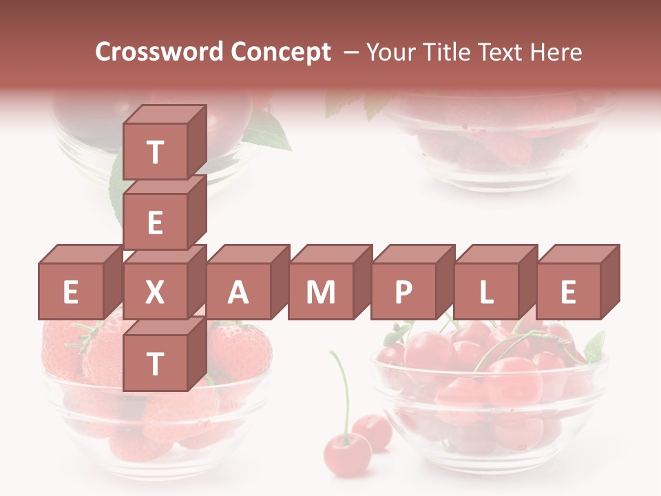 Group Berry Isolated PowerPoint Template
