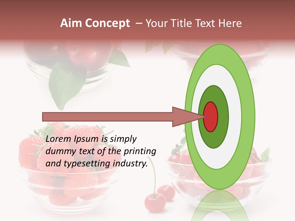 Group Berry Isolated PowerPoint Template
